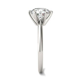 2.00 CTW Lab Grown Diamond Solitaire Engagement Ring – G-VS, AGI Certified, 14K White Gold VossAgin