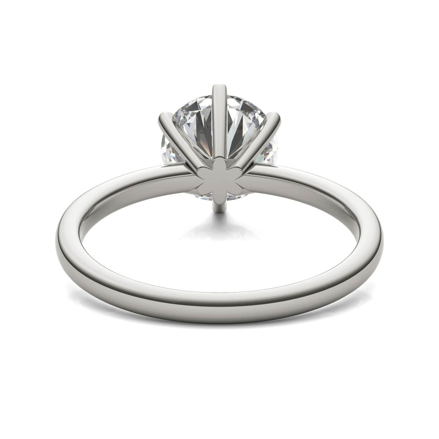 2.00 CTW Lab Grown Diamond Solitaire Engagement Ring – G-VS, AGI Certified, 14K White Gold VossAgin
