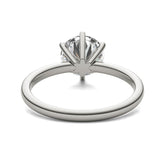 2.00 CTW Lab Grown Diamond Solitaire Engagement Ring – G-VS, AGI Certified, 14K White Gold VossAgin
