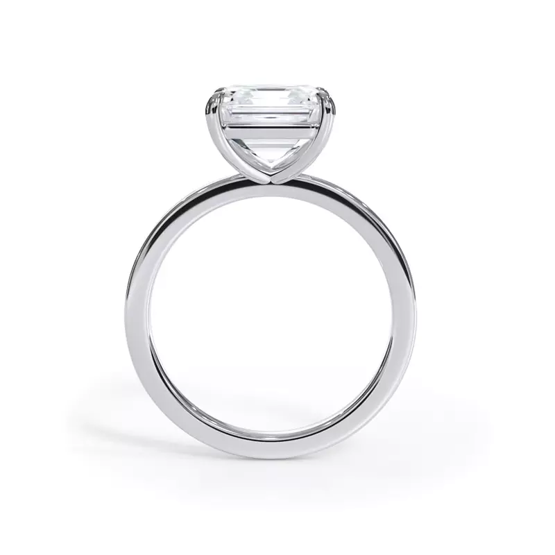 2.00 CTW Lab Grown Diamond Solitaire Engagement Ring – G-VS, AGI Certified, 14K White Gold VossAgin