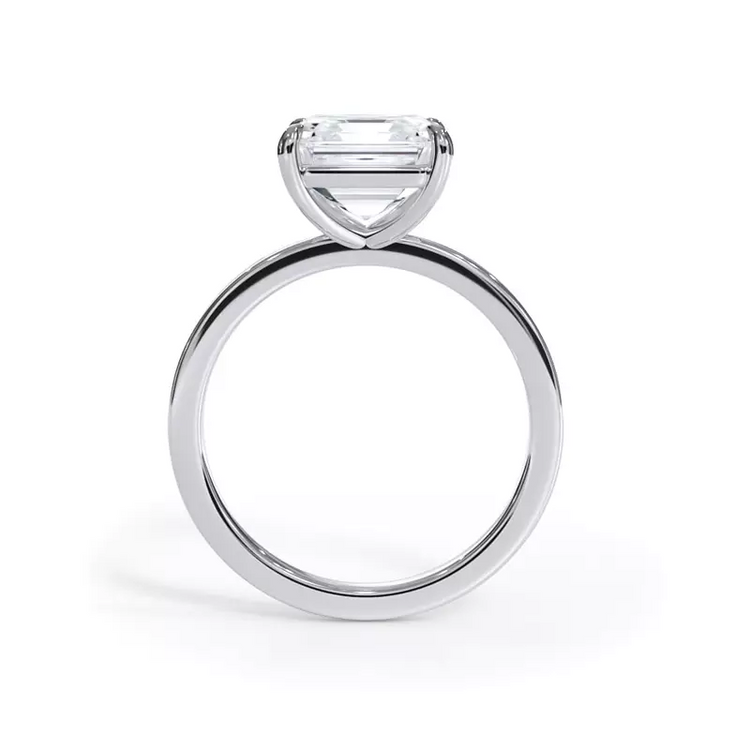 2.00 CTW Lab Grown Diamond Solitaire Engagement Ring – G-VS, AGI Certified, 14K White Gold VossAgin