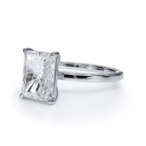 2.00 CTW Lab Grown Diamond Solitaire Engagement Ring – G-VS, AGI Certified, 14K White Gold VossAgin