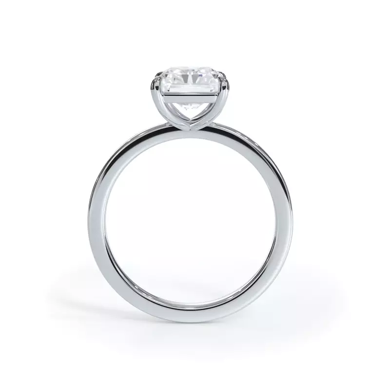 2.00 CTW Lab Grown Diamond Solitaire Engagement Ring – G-VS, AGI Certified, 14K White Gold VossAgin