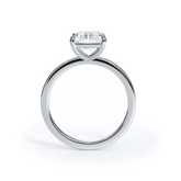 2.00 CTW Lab Grown Diamond Solitaire Engagement Ring – G-VS, AGI Certified, 14K White Gold VossAgin