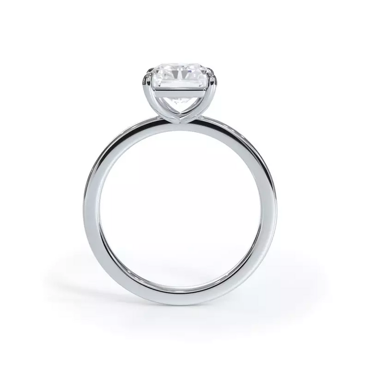 2.00 CTW Lab Grown Diamond Solitaire Engagement Ring – G-VS, AGI Certified, 14K White Gold VossAgin