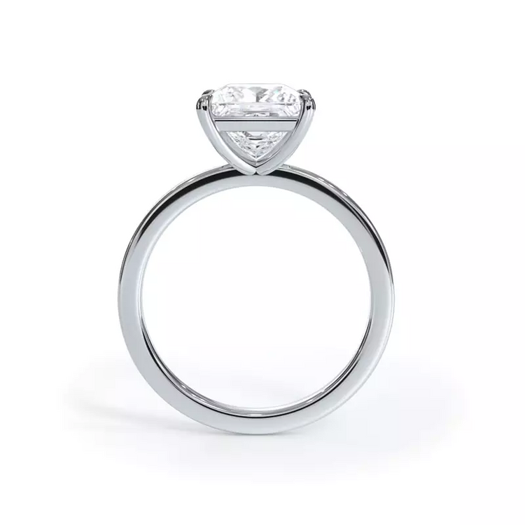 2.00 CTW Lab Grown Diamond Solitaire Engagement Ring – G-VS, AGI Certified, 14K White Gold VossAgin