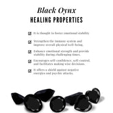 Black Onyx Evil Eye Necklace and Earrings Set with Certificate Rosec Jewels