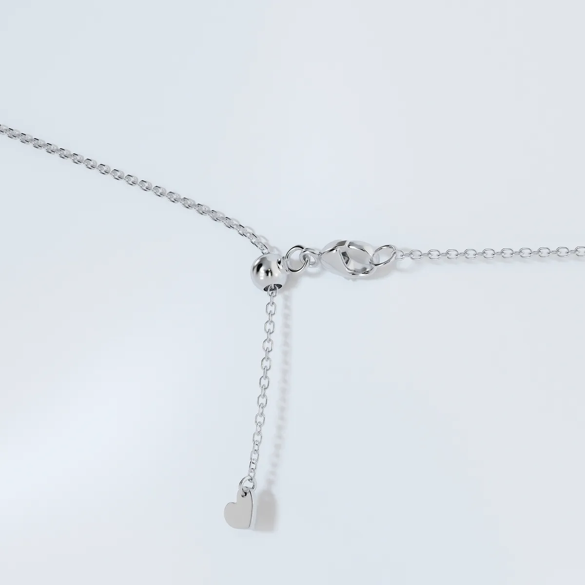 2.00 CTW Lab Grown Diamond Floating Heart Solitaire Pendant Necklace in 14K Gold VossAgin