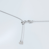 2.00 CTW Lab Grown Diamond Floating Heart Solitaire Pendant Necklace in 14K Gold VossAgin