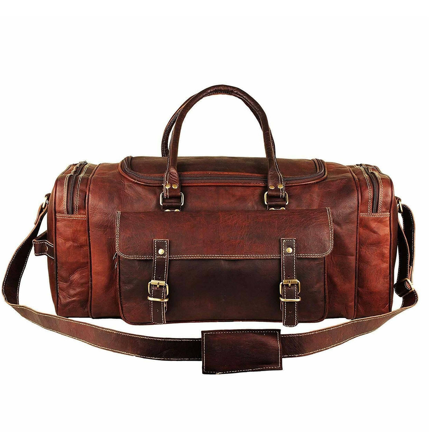 Traveler Weekender Duffle Classy Leather Bags