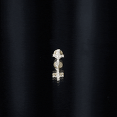 Minimalist Diamond Cross Cartilage Earring Rosec Jewels