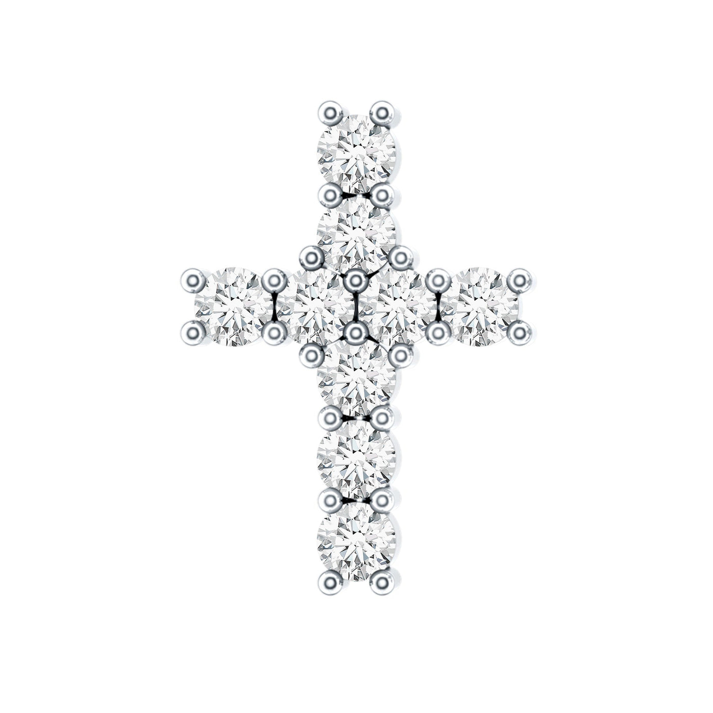 Minimalist Diamond Cross Cartilage Earring Rosec Jewels