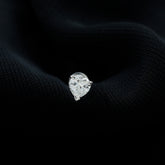 Solitaire Diamond Heart Earring with Flat Back Rosec Jewels
