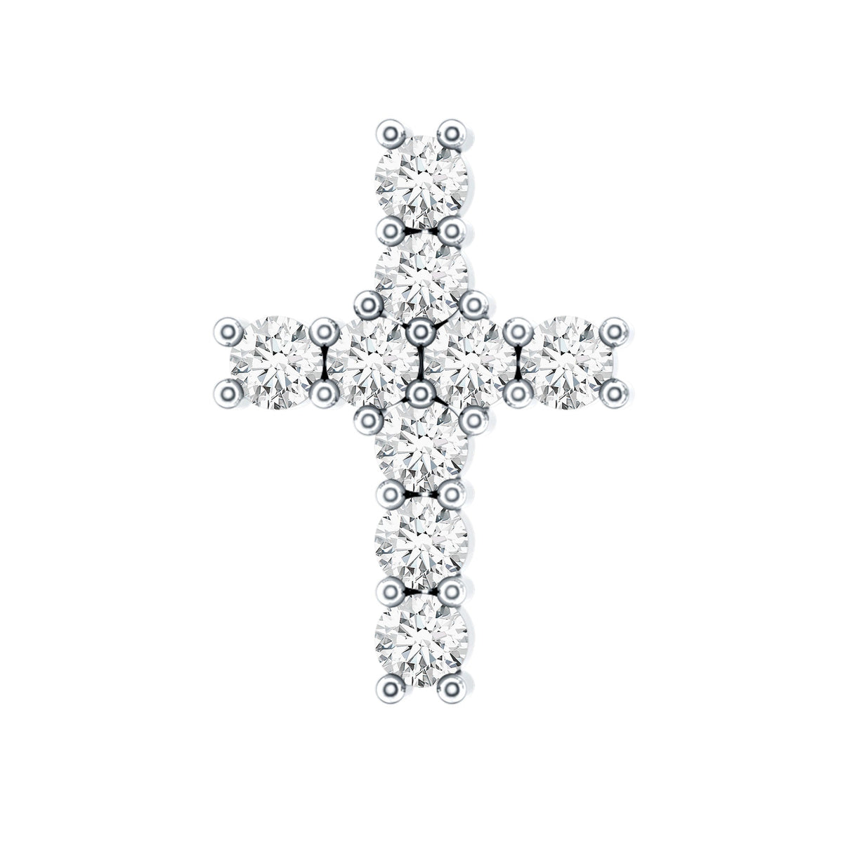 Minimalist Diamond Cross Cartilage Earring Rosec Jewels