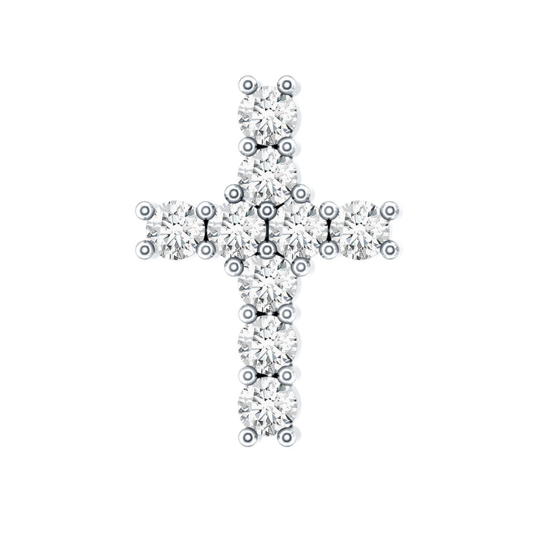Minimalist Diamond Cross Cartilage Earring Rosec Jewels