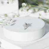 Minimalist Diamond Cross Cartilage Earring Rosec Jewels