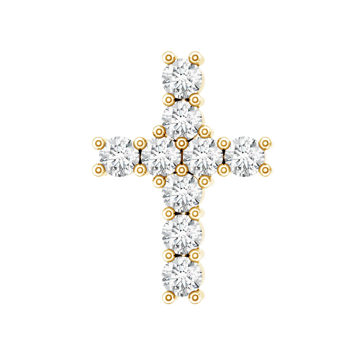 Minimalist Diamond Cross Cartilage Earring Rosec Jewels