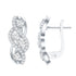 Lab Grown Diamond Infinity Earrings For Women Rosec Jewels