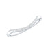 Certified Lab Grown Diamond Curved Stackable Ring Rosec Jewels