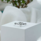 Brilliant Cut Lab Grown Diamond Heart Shape Engagement Ring Rosec Jewels