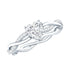 Heart Shape Moissanite Solitaire Promise Ring Rosec Jewels