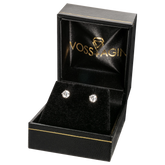 2.00 CTW AGI Certified Lab Grown Diamond Stud Earrings in 14K Gold – E Color, VS Clarity VossAgin