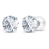 2.00 CTW AGI Certified Lab Grown Diamond Stud Earrings in 14K Gold – E Color, VS Clarity VossAgin