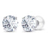 2.00 CTW AGI Certified Lab Grown Diamond Stud Earrings in 14K Gold – E Color, VS Clarity VossAgin
