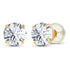 2.00 CTW AGI Certified Lab Grown Diamond Stud Earrings in 14K Gold – E Color, VS Clarity VossAgin