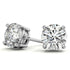 1 CTW Lab-Grown Diamond Stud Earrings - G/VS Clarity - 14k Gold Over Sterling Silver - White or Yellow Gold Option VossAgin